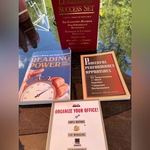 Books- leadership and other as pictured